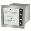Prepline BDW2N Double Narrow Built-in Stainless Steel Drawer Warmer- 900W, 120V - TheChefStore.Com