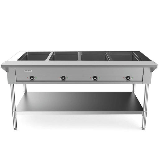 Prepline EST60-4O 60" Four Well Electric Hot Food Steam Table with Undershelf - TheChefStore.Com