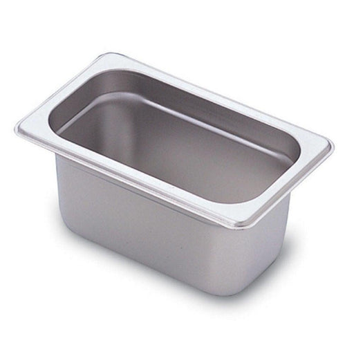 Prepline PFP-19-4 One-Ninth 1/9 Stainless Steel Food Pan with 4" Depth - TheChefStore.Com