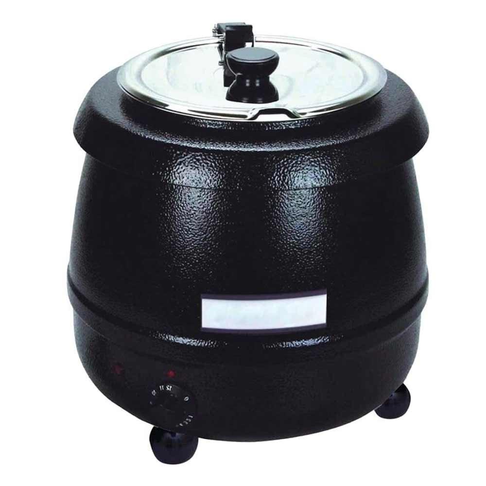 Prepline PSB-6000 10 Liter Black Commercial Soup Kettle - TheChefStore.Com