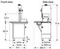 Pro-Cut KS-116 Heavy-Duty Meat Saw, 1.5 HP, 115V, Single Phase - TheChefStore.Com