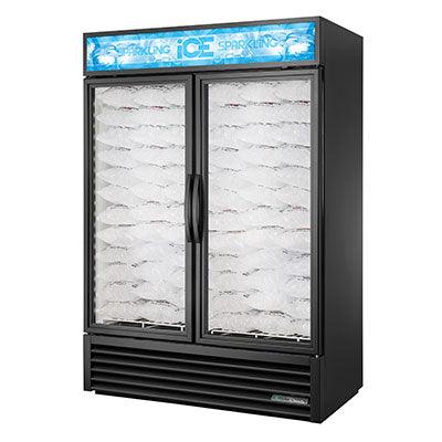 True GDIM-49NT-HC~TSL01 Ice Merchandiser, 29 7/8" Deep, 2 Doors - TheChefStore.Com