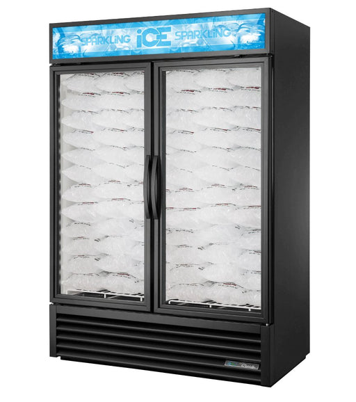 True GDIM-49NT-HC~TSL01 Ice Merchandiser, 29 7/8" Deep, 2 Doors - TheChefStore.Com