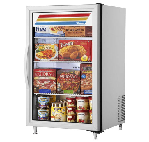 True GDM-07F-HC~TSL01 Countertop Merchandiser Freezer, 24 1/8" Wide, 1 Door, 3 Shelves - TheChefStore.Com