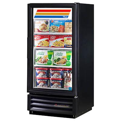 True GDM-10F-HC~TSL01 Merchandiser Freezer, 24 7/8" Wide, 1 Door, 3 Shelves - TheChefStore.Com