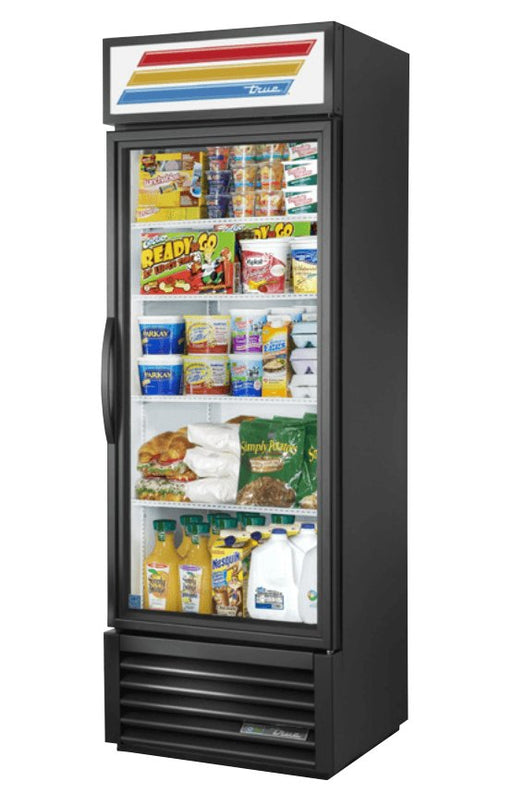 True GDM-19T-HC~TSL01 Merchandiser Refrigerator, 27" Wide, 1 Door, 4 Shelves - TheChefStore.Com