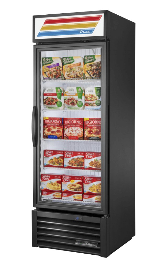 True GDM-23F-HST-HC~TSL01 Merchandiser Freezer, 27" Wide, 1 Door, 4 Shelves - TheChefStore.Com