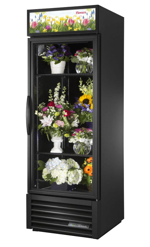 True GDM-23FC-HC~TSL01 Floral Merchandiser, 27" Wide, 1 Door, 2 Shelves - TheChefStore.Com