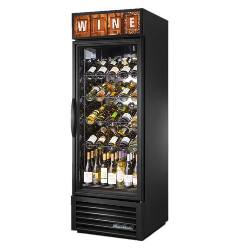 True GDM-23W-HC~TSL01 Reach-In Wine Refrigerator, 27" Wide, 1 Door, 5 Shelves - TheChefStore.Com