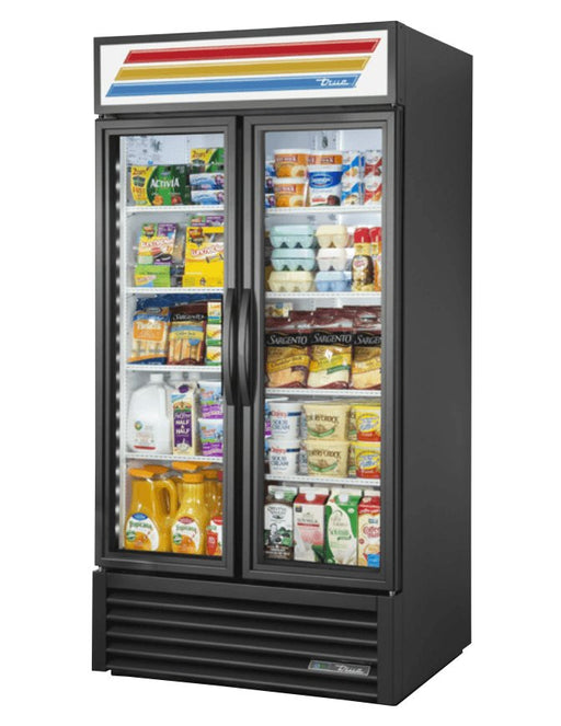 True GDM-35-HC~TSL01 Merchandiser Refrigerator, 39 1/2" Wide, 2 Doors, 8 Shelves - TheChefStore.Com