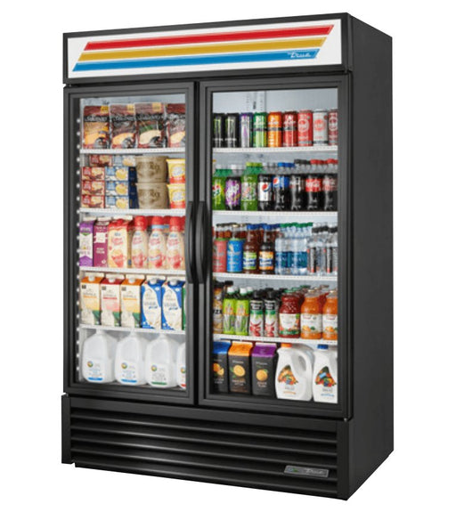 True GDM-49-HC~TSL01 Merchandiser Refrigerator, 54 1/8" Wide, 2 Doors, 8 Shelves - TheChefStore.Com