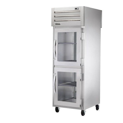 True STA1RPT-2HG-1S-HC Pass-Thru Refrigerator, 27 1/2" Wide, 2 Front / 1 Back Doors, STA Spec Series - TheChefStore.Com