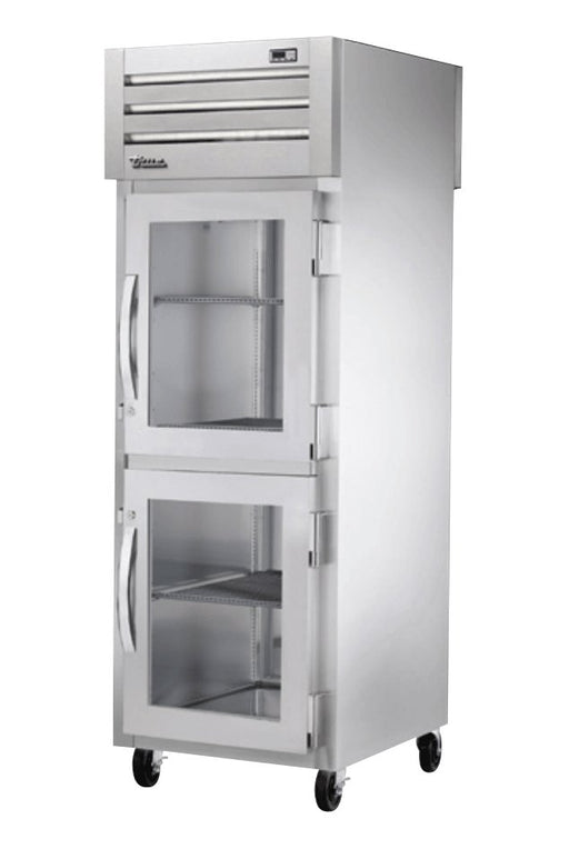 True STA1RPT-2HG-1S-HC Pass-Thru Refrigerator, 27 1/2" Wide, 2 Front / 1 Back Doors, STA Spec Series - TheChefStore.Com