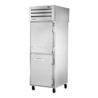 True STA1RPT-2HS-1S-HC Pass-Thru Refrigerator, 27 1/2" Wide, 2 Front / 1 Back Doors, STA Spec Series - TheChefStore.Com