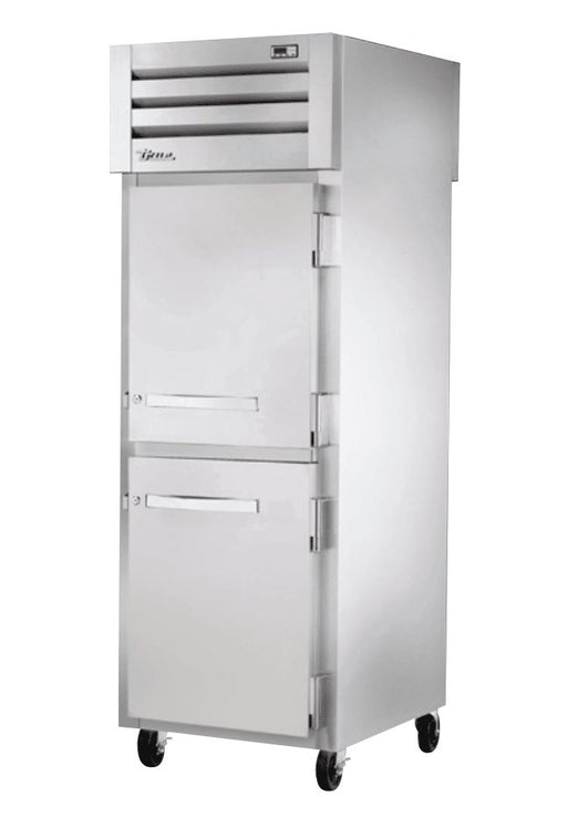 True STA1RPT-2HS-1S-HC Pass-Thru Refrigerator, 27 1/2" Wide, 2 Front / 1 Back Doors, STA Spec Series - TheChefStore.Com