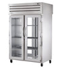 True STA2RPT-2G-2G-HC Pass-Thru Refrigerator, 52 5/8" Wide, 2 Front / 2 Back Doors, STA Spec Series - TheChefStore.Com