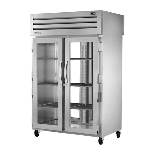 True STA2RPT-2G-2G-HC Pass-Thru Refrigerator, 52 5/8" Wide, 2 Front / 2 Back Doors, STA Spec Series - TheChefStore.Com