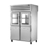 True STA2RPT-2HG/2HS-2G-HC Pass-Thru Refrigerator, 52 5/8" Wide, 4 Front / 2 Back Doors, STA Spec Series - TheChefStore.Com