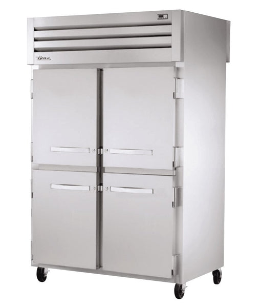 True STA2RPT-4HS-2G-HC Pass-Thru Refrigerator, 52 5/8" Wide, 4 Front / 2 Back Doors, STA Spec Series - TheChefStore.Com