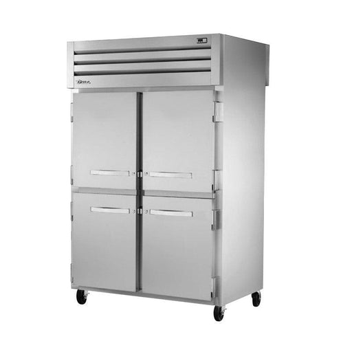 True STA2RPT-4HS-2S-HC Pass-Thru Refrigerator, 52 5/8" Wide, 4 Front / 2 Back Doors, STA Spec Series - TheChefStore.Com