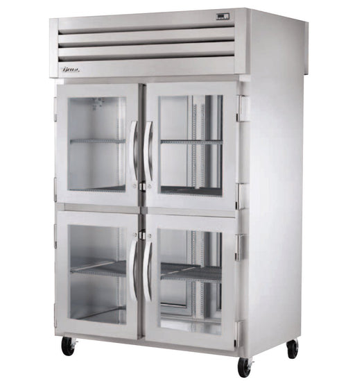 True STG2RPT-4HG-2S-HC Pass-Thru Refrigerator, 52 5/8" Wide, 4 Front / 2 Back Doors, STG Spec Series - TheChefStore.Com