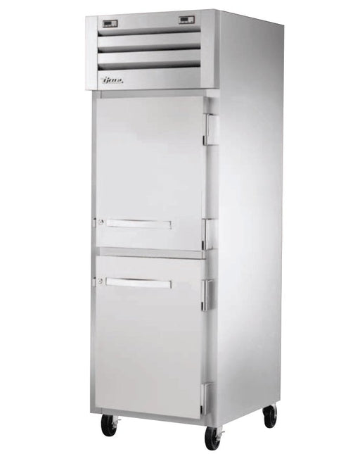 True STR1DT-2HS-HC Reach-In Refrigerator Freezer, 27 1/2" Wide, 2 Doors, STR Spec Series - TheChefStore.Com