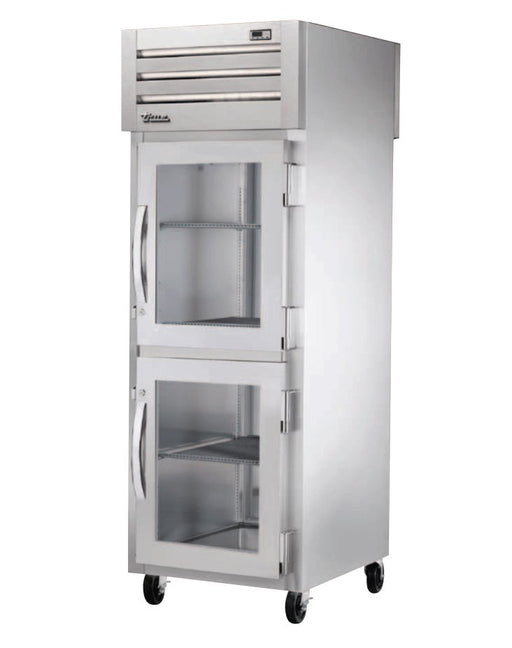 True STR1RPT-2HG-1S-HC Pass-Thru Refrigerator, 27 1/2" Wide, 2 Front / 1 Back Doors, STR Spec Series - TheChefStore.Com