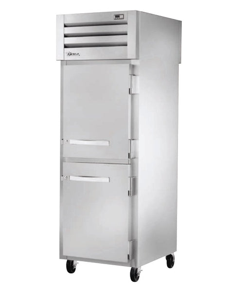 True STR1RPT-2HS-1G-HC Pass-Thru Refrigerator, 27 1/2" Wide, 2 Front / 1 Back Doors, STR Spec Series - TheChefStore.Com