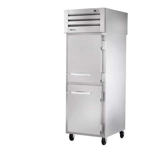 True STR1RPT-2HS-1G-HC Pass-Thru Refrigerator, 27 1/2" Wide, 2 Front / 1 Back Doors, STR Spec Series - TheChefStore.Com