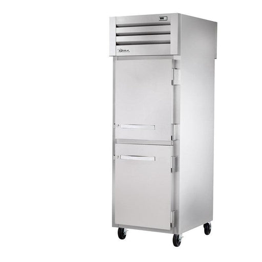 True STR1RPT-2HS-1S-HC Pass-Thru Refrigerator, 27 1/2" Wide, 2 Front / 1 Back Doors, STR Spec Series - TheChefStore.Com