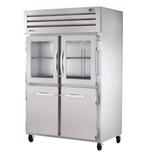 True STR2R-2HG/2HS-HC Reach-In Refrigerator, 52 5/8" Wide, 4 Doors, STR Spec Series - TheChefStore.Com