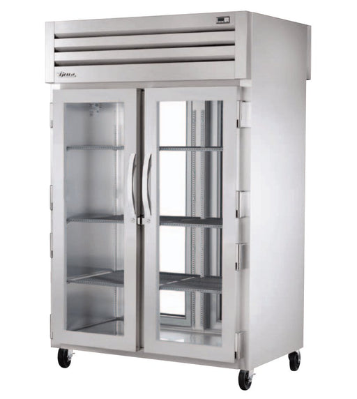 True STR2RPT-2G-2G-HC Pass-Thru Refrigerator, 52 5/8" Wide, 2 Front / 2 Back Doors, STR Spec Series - TheChefStore.Com