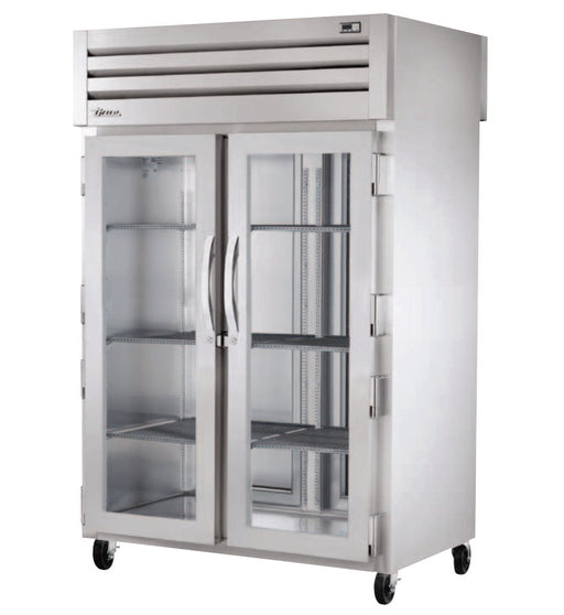 True STR2RPT-2G-2S-HC Pass-Thru Refrigerator, 52 5/8" Wide, 2 Front / 2 Back Doors, STR Spec Series - TheChefStore.Com