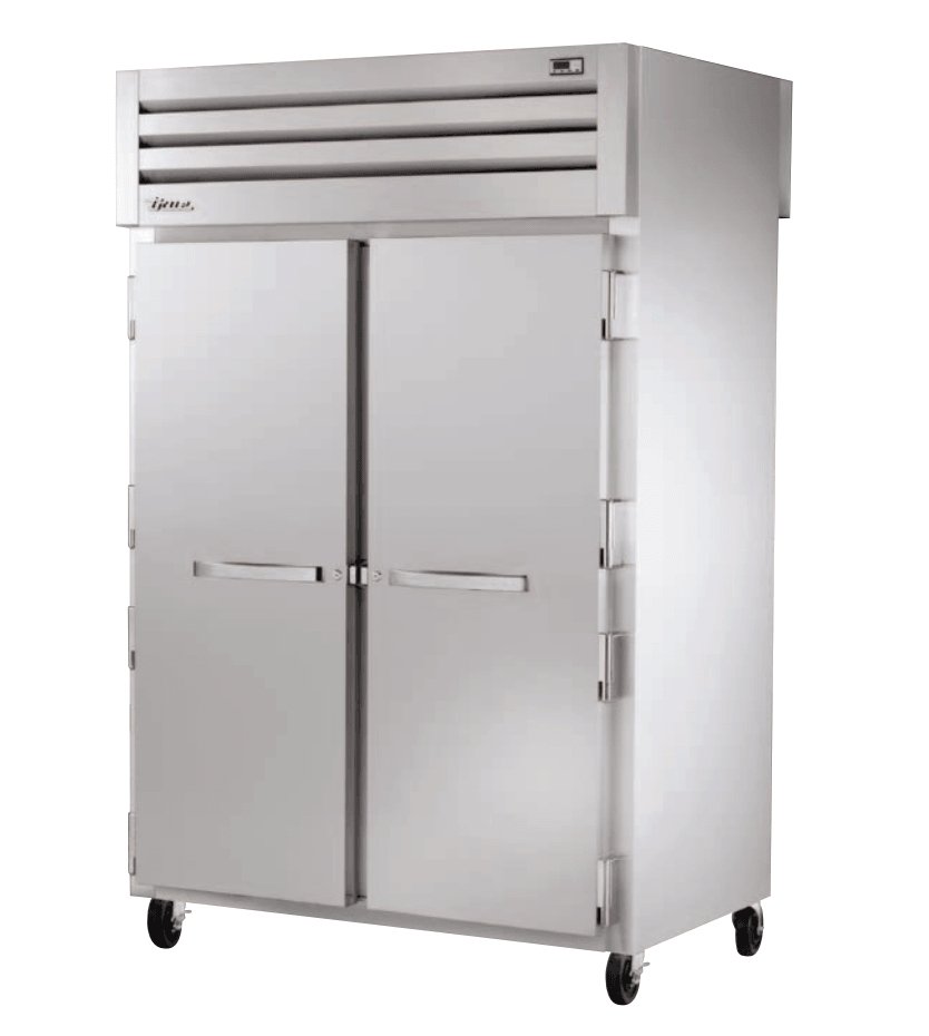 True STR2RPT-2S-2S-HC Pass-Thru Refrigerator, 52 5/8" Wide, 2 Front / 2 Back Doors, STR Spec Series - TheChefStore.Com