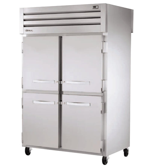 True STR2RPT-4HS-2G-HC Pass-Thru Refrigerator, 52 5/8" Wide, 4 Front / 2 Back Doors, STR Spec Series - TheChefStore.Com