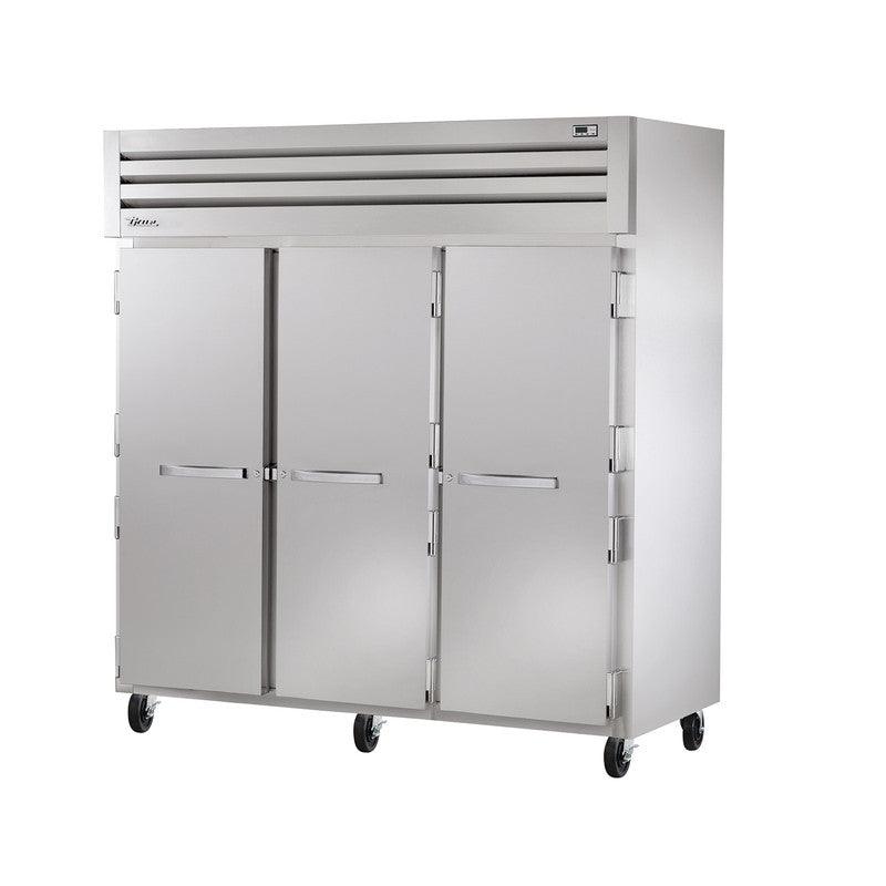 True STR3R-3S Reach-In Refrigerator, 77 3/4" Wide, 3 Doors, STR Spec Series - TheChefStore.Com