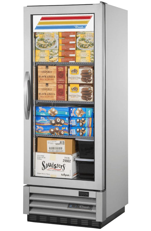 True T-12FG-HC~FGD01 Reach-In Freezer, 24 7/8" Wide, 1 Door, 3 Shelves, T-Series - TheChefStore.Com