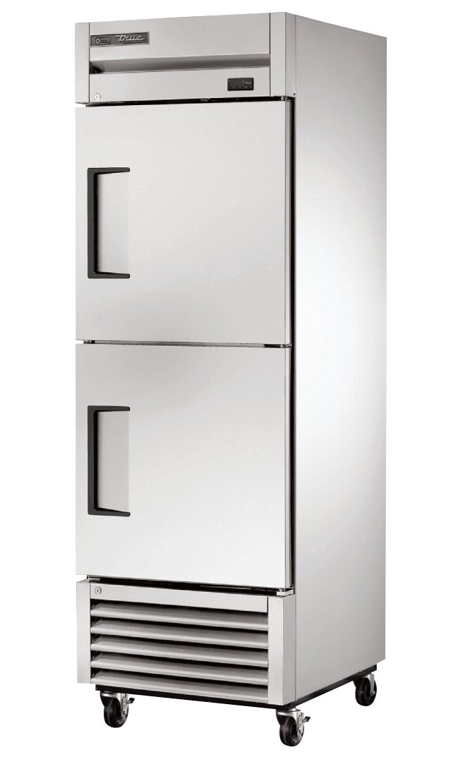 True T-23-2-HC Reach-In Refrigerator, 27" Wide, 2 Doors, 3 Shelves, T-Series - TheChefStore.Com