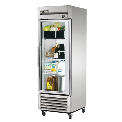 True T-23G-HC~FGD01 Reach-In Refrigerator, 27" Wide, 1 Door, 3 Shelves, T-Series - TheChefStore.Com