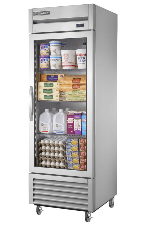 True T-23G-HC~FGD01 Reach-In Refrigerator, 27" Wide, 1 Door, 3 Shelves, T-Series - TheChefStore.Com