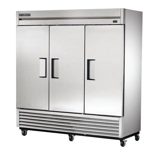 True T-72-HC Reach-In Refrigerator, 78 1/8" Wide, 3 Doors, 9 Shelves, T-Series - TheChefStore.Com