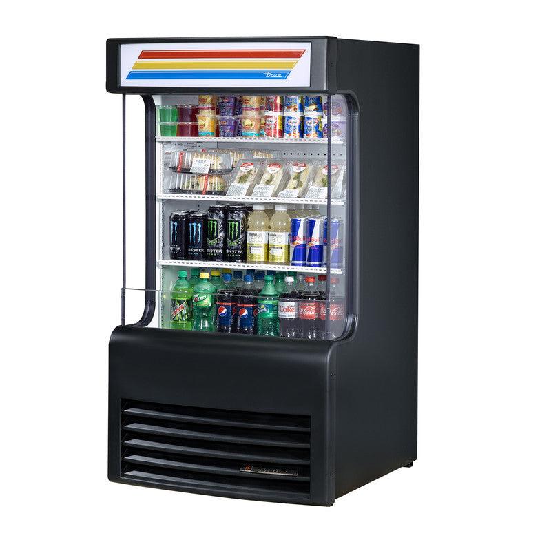 True TAC-14GS-LD Open Refrigerated Display Merchandiser, 30 1/4" Wide, 3 Shelves - TheChefStore.Com