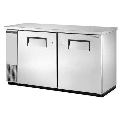 True TBB-24-60-S-HC Back Bar Cooler, 61 1/8" Wide, 2 Doors - TheChefStore.Com