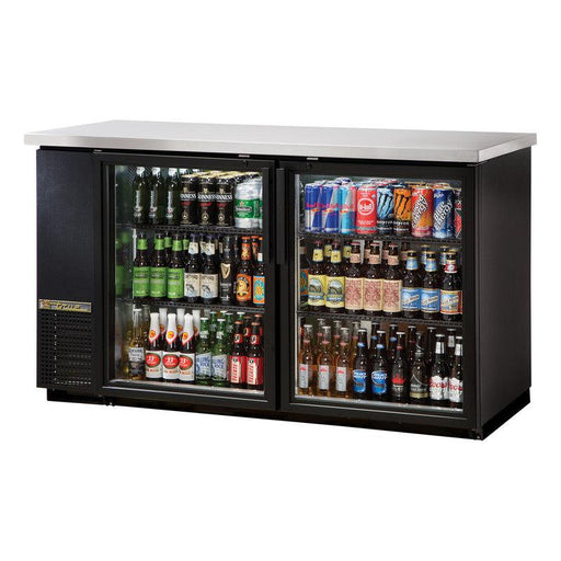 True TBB-24-60G-HC-LD Back Bar Cooler, 61 1/8" Wide, 2 Doors - TheChefStore.Com