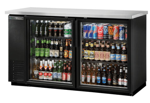 True TBB-24-60G-HC-LD Back Bar Cooler, 61 1/8" Wide, 2 Doors - TheChefStore.Com