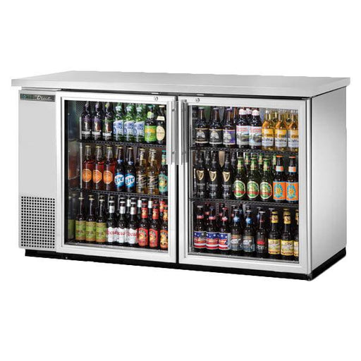 True TBB-24-60G-S-HC-LD Back Bar Cooler, 61 1/8" Wide, 2 Doors - TheChefStore.Com