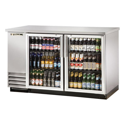 True TBB-2G-S-HC-LD Back Bar Cooler, 58 7/8" Wide, 2 Doors - TheChefStore.Com