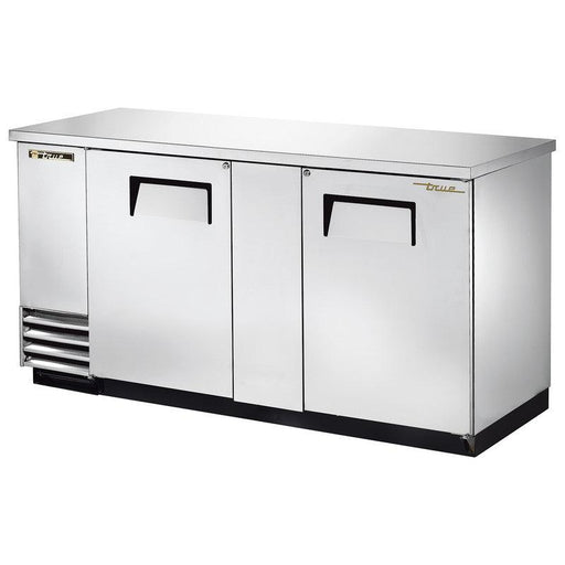 True TBB-3-S-HC Back Bar Cooler, 69 1/8" Wide, 2 Doors - TheChefStore.Com