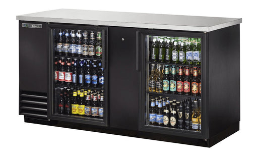 True TBB-3G-HC-LD Back Bar Cooler, 69 1/8" Wide, 2 Doors - TheChefStore.Com