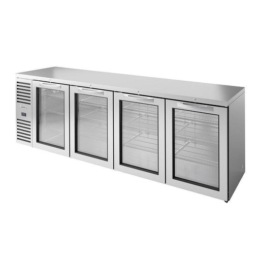 True TBR108-RISZ1-L-S-GGGG-1 Back Bar Cooler, 108" Wide, 4 Doors - TheChefStore.Com